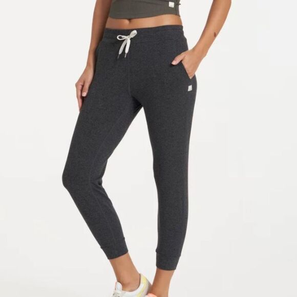 Vuori Performance Jogger Black Heather Medium Long Nwt - Picture 1 of 8
